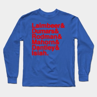 1989 Detroit Basketball Long Sleeve T-Shirt